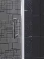 Mampara de ducha Frontal 1 fijo con 1 corredera Serigrafiado Paint - Serie 3
