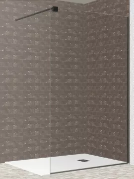 Mampara de ducha cristal fijo 195 cm de altura 6 mm - modelo Screen 2