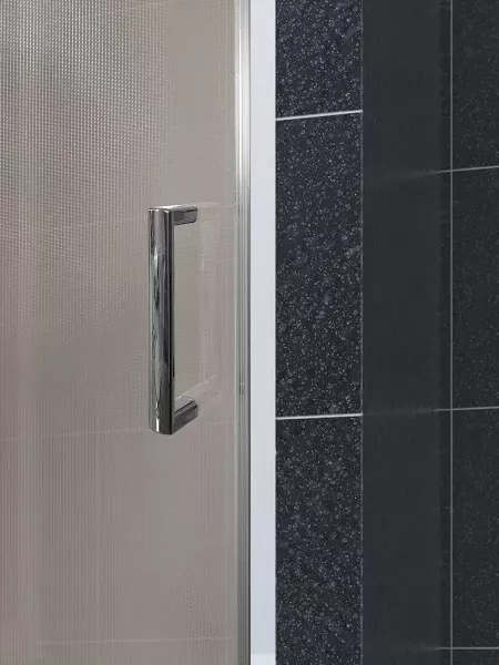 Mampara de ducha frontal 1 fijo con 1 corredera alto 190 cm - modelo Remind