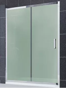 Mampara de ducha frontal 1 fijo con 1 corredera 195 cm - modelo Remind 2