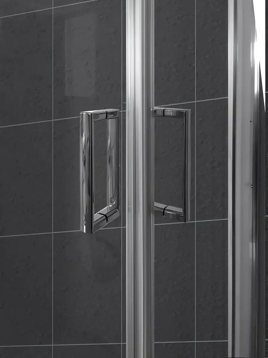 Mampara de ducha 2 fijos con 2 correderas en vértice - modelo Remind
