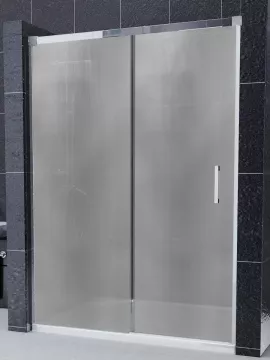 Mampara de ducha Frontal 1 fijo con 1 corredera New Glass - Serie 11