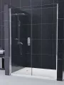 Mampara de ducha frontal 1 fijo + puerta abatible al fijo - Serie 6