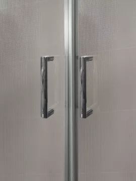 Mampara de ducha Frontal 2 fijos con 2 correderas cristal New Glass - modelo Contract 2