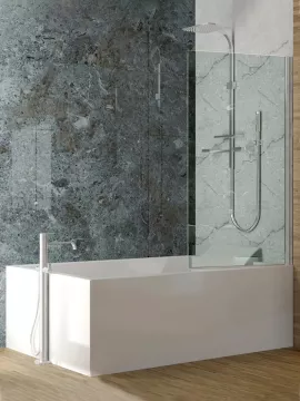 Mampara de bañera Abatible 85 x 150 cm - Serie 7