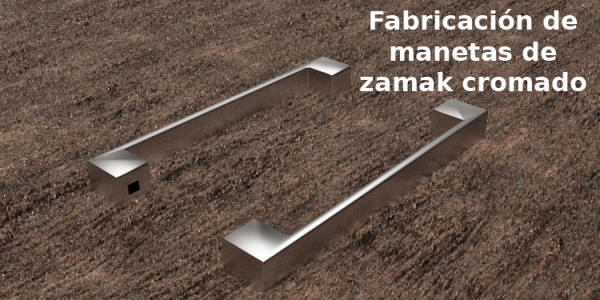 Fabricación de manetas de zamak cromado