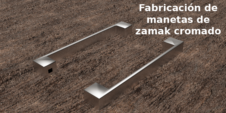 Fabricación de manetas de zamak cromado